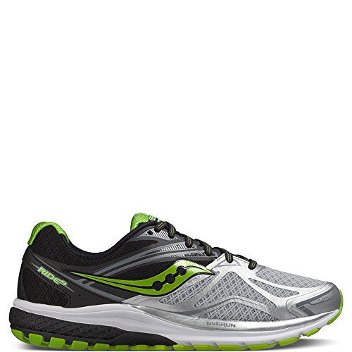 saucony ride 2 hombre plata