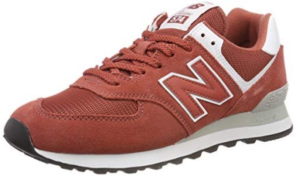 new balance 574 naranja