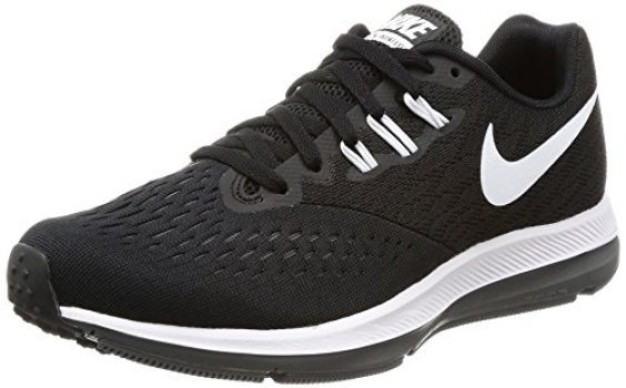 nike zoom winflo 4 black running shoes