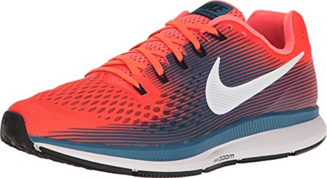 nike naranja con negro