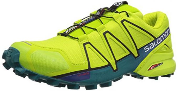 Salomon Speedcross 4 Trail tenis para correr para hombre, Verde